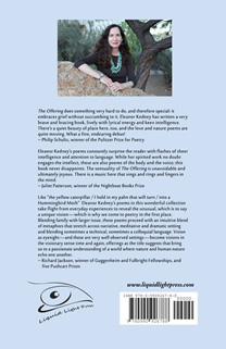 The Offering Back Cover (Click to view full size image.)